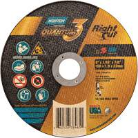 Quantum3 RightCut Cut-Off Wheel, 6" x 1/16", 7/8" Arbor, Type 01/41, Aluminum Oxide, 10185 RPM O-Max
