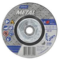 Metal Grinding & Cutting Wheel, 4-1/2" x 1/8", 5/8"-11 Arbor, Type 27, Aluminum Oxide O-Max