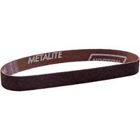Metalite&reg; Cloth File Sanding Belt, 3/4" W x 20-1/2" L, Aluminum Oxide, 40 Grit O-Max