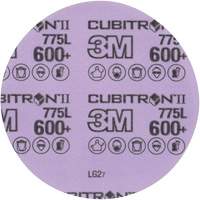 Cubitron II Hookit Film Disc, 5" Dia., 600+ Grit, Ceramic, 3 mil O-Max
