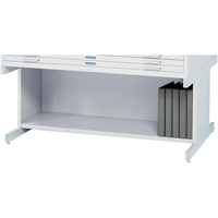 High Base for Steel Plan File Cabinet O-Max
