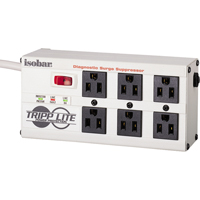 Isobar&reg; Premium Surge Suppressors, 6 Outlets, 2850 J, 1440 W, 6' Cord O-Max