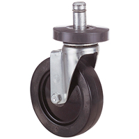 Trousse de roulettes de 5" en caoutchouc O-Max