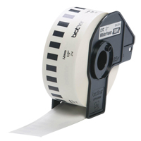 Cartouche de ruban pour système d'étiquetage P-touch<sup>MD</sup>, 12 mm x 100', Noir sur blanc OJ911 | O-Max