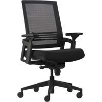 Chaises de bureau A-37 Activ, Mailles, Noir, Capacit&eacute; 275 lb O-Max