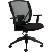 Chaises de travail, Tissu, Noir, Capacit&eacute; 300 lb O-Max
