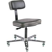 Chaise ergonomique de calibre soudage SF160, Suède, Noir, Capacité 300 lb OP501 | O-Max