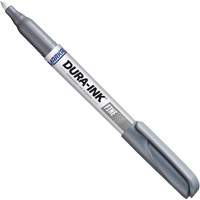 Dura-Ink&reg; #15 Permanent Marker, Silver, Fine Tip O-Max