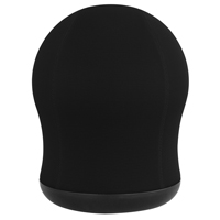 Chaise sph&eacute;rique pivotante Zenergy, Mailles, Noir, Capacit&eacute; 250 lb O-Max