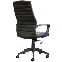 Chaise de bureau Activ A-128, Polyur&eacute;thane, Noir, Capacit&eacute; 275 lb O-Max