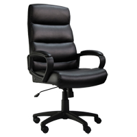 Chaise de bureau Activ s&eacute;rie A-601, Polyur&eacute;thane, Noir, Capacit&eacute; 275 lb O-Max