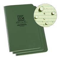 Notebook, Soft Cover, Green, 48 Pages, 4-5/8" W x 7" L O-Max