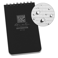 Carnet de notes de poche &agrave; spirale, Couverture souple, Noir, 100 Pages, 3" , 5"  O-Max