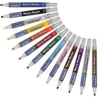 Brite-Mark&reg; Medium Paint Marker, Liquid, White O-Max