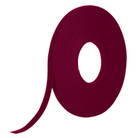 One-Wrap&reg; Fire-Retardant Fastener Tape, Hook & Loop, 25 yds x 1/2", Self-Grip, Cranberry O-Max