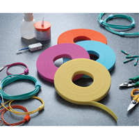 Ruban pour gestion des câbles One-Wrap<sup>MD</sup>, Boucle et crochet, 25 vg x 5/8", Auto-aggripant, Jaune OQ535 | O-Max