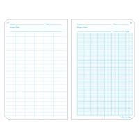 Bound Book, Hard Cover, Yellow, 160 Pages, 4-5/8" W x 7-1/4" L O-Max