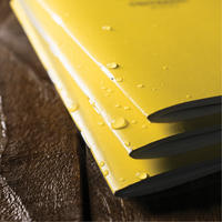Notebook, Soft Cover, Yellow, 48 Pages, 4-5/8" W x 7" L O-Max