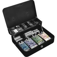 Tiered-Tray Deluxe Cash Box O-Max