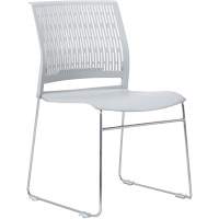 Activ™ Series Stacking Chairs, Polypropylene, 32-3/8" High, 275 lbs. Capacity, Grey OQ955 | O-Max