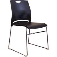 Activ™ Series Stacking Chairs, Plastic, 23" High, 275 lbs. Capacity, Black OQ958 | O-Max