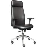Fauteuil de cadre &agrave; dossier &eacute;lev&eacute; s&eacute;rie Activ, Polyur&eacute;thane/Vinyle, Noir, Capacit&eacute; 275 lb O-Max