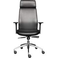 Fauteuil de cadre &agrave; dossier &eacute;lev&eacute; s&eacute;rie Activ, Polyur&eacute;thane/Vinyle, Noir, Capacit&eacute; 275 lb O-Max