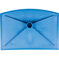 T&ecirc;te de binette pour service alimentaire, Bleu, 8" la x 11-1/4" lo O-Max