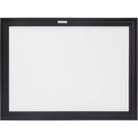 Black MDF Frame Whiteboard, Dry-Erase/Magnetic, 24" W x 18" H OR130 | O-Max