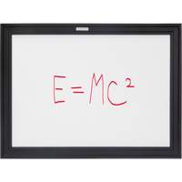 Black MDF Frame Whiteboard, Dry-Erase/Magnetic, 24" W x 18" H O-Max