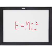 Black MDF Frame Whiteboard, Dry-Erase/Magnetic, 24" W x 18" H OR130 | O-Max