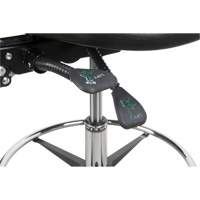 Tabouret robuste et ergonomique, Mobile, Ajustable Hauteur, Capacit&eacute; 250 lb O-Max
