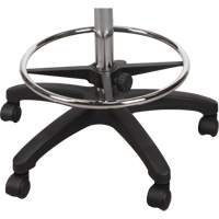 Tabouret robuste et ergonomique, Mobile, Ajustable Hauteur, Capacit&eacute; 250 lb O-Max