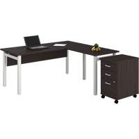 Newland "L" Shaped Desk with Pedestal OR447 | O-Max