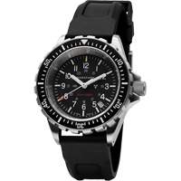 Large Diver's Quartz Watch, Digital, Battery Operated, 41 mm, Black O-Max