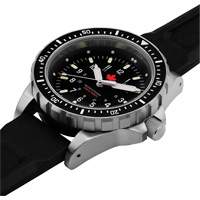 Red Maple Jumbo Diver's Quartz Watch, Digital, Battery Operated, 46 mm, Black O-Max