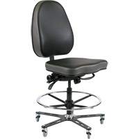SF-190 Industrial Chair, Vinyl, Black OR510 | O-Max