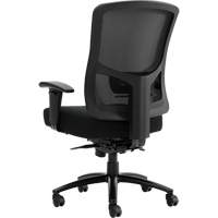 Chaise &agrave; dossier haut avec m&eacute;canisme &agrave; basculement synchronis&eacute; robuste Raven 400, Mailles, Noir, Capacit&eacute; 400 lb O-Max