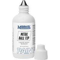 Paint-Riter&reg; Metal Ball Tip, Liquid, White O-Max