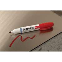 Dura-Ink&reg; Marker #55, Red, Chisel Tip O-Max