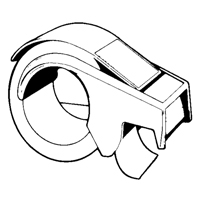 Distributeur manuel de ruban adh&eacute;sif, Standard, Convient au ruban de largeur de 50,8 mm (2") O-Max