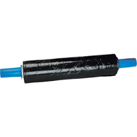 Stretch Wrap, 80 Gauge (20.3 micrometers), 18" x 1000', Opaque Black O-Max