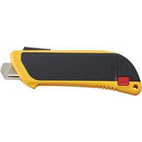 Automatic Self-Retracting Safety Knife with Guard, 10 mm, Carbon Steel, Heavy-Duty, Plastic Handle O-Max