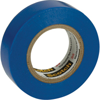 Rubans en vinyle pour codage en couleurs 35 Scotch, 12,7 mm (1/2") x 20,1 m (66'), Bleu, 7 mils O-Max