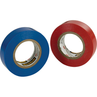 Rubans en vinyle pour codage en couleurs 35 Scotch, 12,7 mm (1/2") x 20,1 m (66'), Bleu, 7 mils O-Max