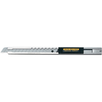 Standard-Duty Precision Knife, 9 mm, Stainless Steel, Stainless Steel Handle O-Max