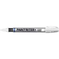 Paint-Riter&reg;+ Detergent Removable Paint Marker, Liquid, White O-Max