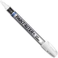 Paint-Riter&reg;+ Water Removable Paint Marker, Liquid, White O-Max