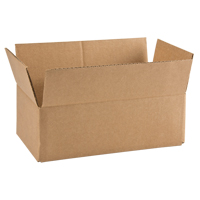 Corrugated Box, 12" L x 6" W x 4" H, Flute C O-Max