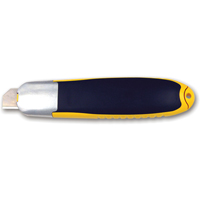 Automatic Self-Retracting Safety Knife, 15 mm, Carbon Steel, Plastic Handle O-Max
